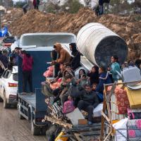 Displaced Palestinians journey from central Gaza to their homes in the northern Gaza Strip, February 11, 2025. Displaced Palestinians journey from central Gaza to their homes in the northern Gaza Strip, February 11, 2025.  Photo: AP