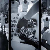 Screengrabs from Refuse Fascism LA video
