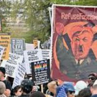 August 11, 2025 Protest clamp down on Washington DC