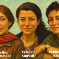 Three women activists in Iran, sentenced to death in sham trials.