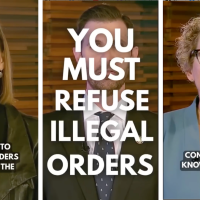 Screengrabs from video statement by 6 Democrats