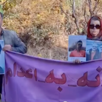 Family members of prisoners in Iran