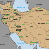 Map of Iran