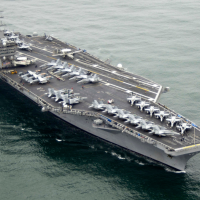 The aircraft carrier USS Nimitz is now nearing Cuba.