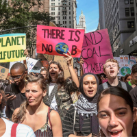 Climate protest in New York City, September 20, 2019.
